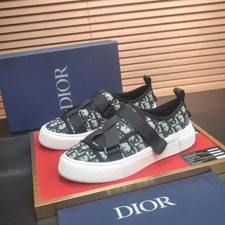 Dior B23 Monogram Slip-On Lifestyle Sneakers