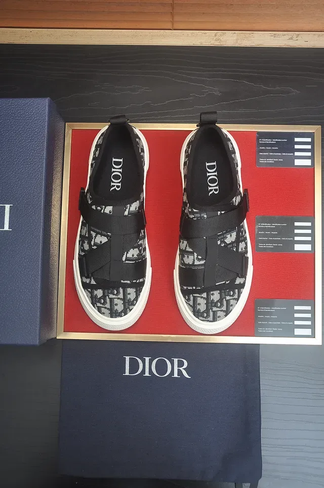 Dior B23 Monogram Slip-On Lifestyle Sneakers 5