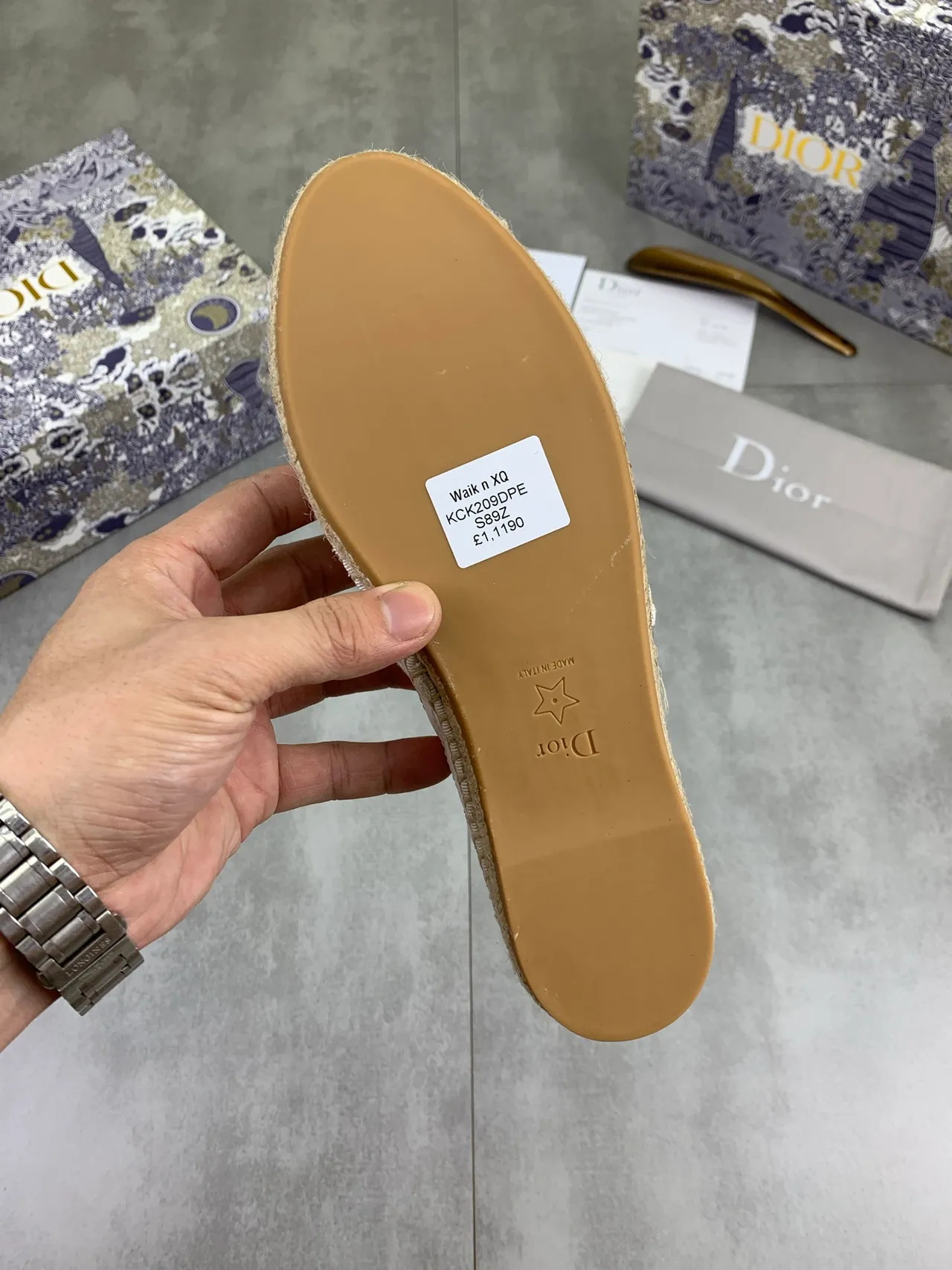 Dior B27 Espadrille White Quilted Leather Boat Shoes 4