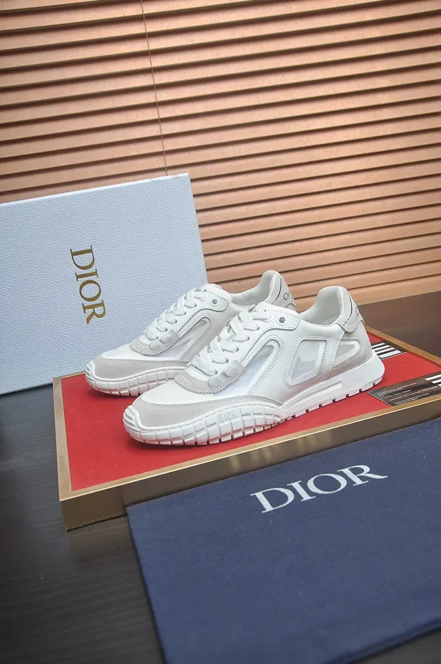 Dior B27 Tênis Lifestyle Monocromo Branco 4