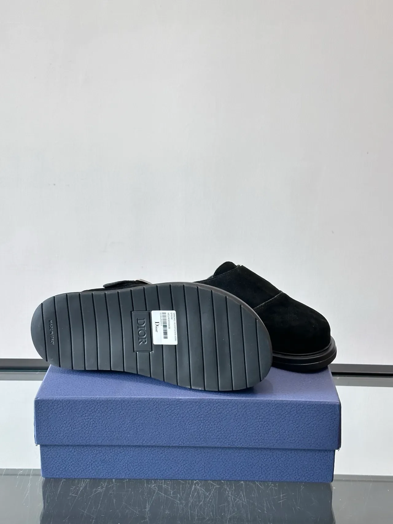 Dior B30 Black Suede Upper Buckle Strap Casual Shoes 2