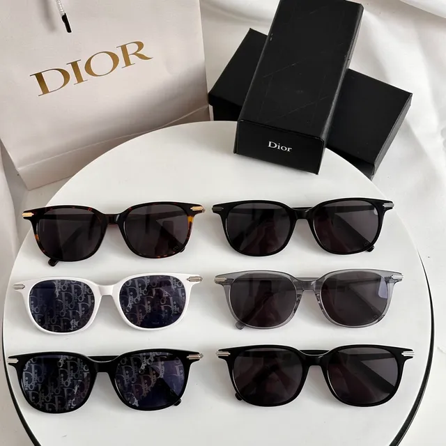 Dior Brown Gold Tortoiseshell Acetate Hardware Sunglasses 3