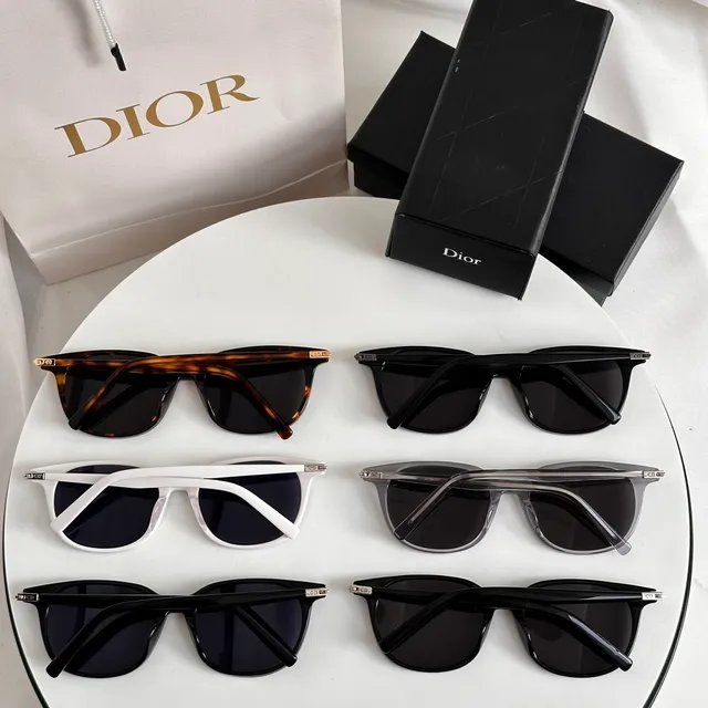 Dior Brown Gold Tortoiseshell Acetate Hardware Sunglasses 4