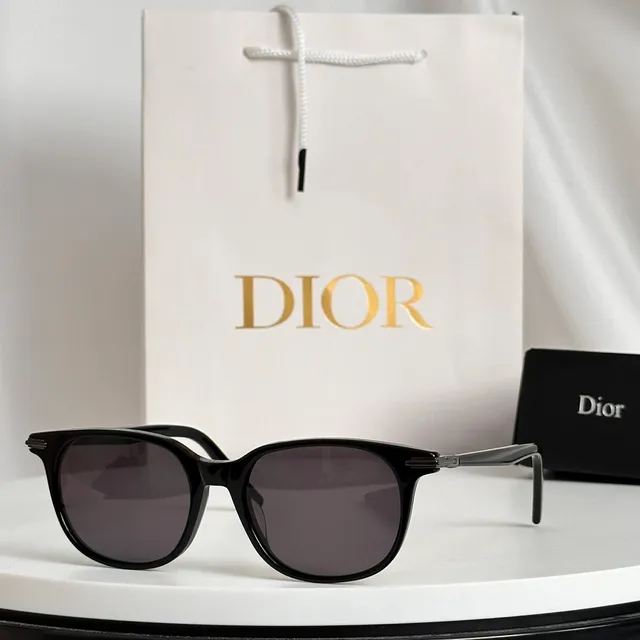 Dior Brown Gold Tortoiseshell Acetate Hardware Sunglasses 7