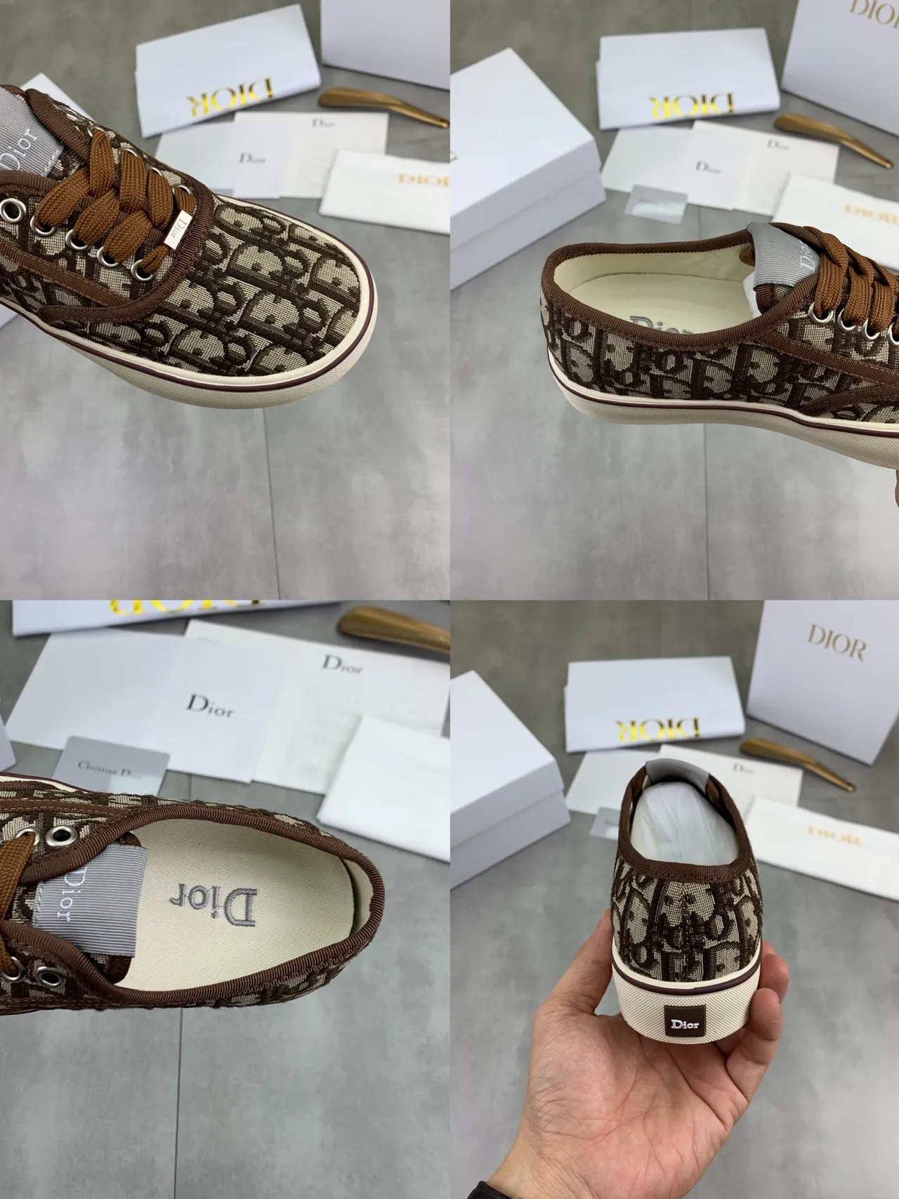Dior Monogram Canvas Low-Top Lifestyle Sneakers 2