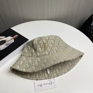 Dior Oblique Jacquard Embroidered Bucket Hat
