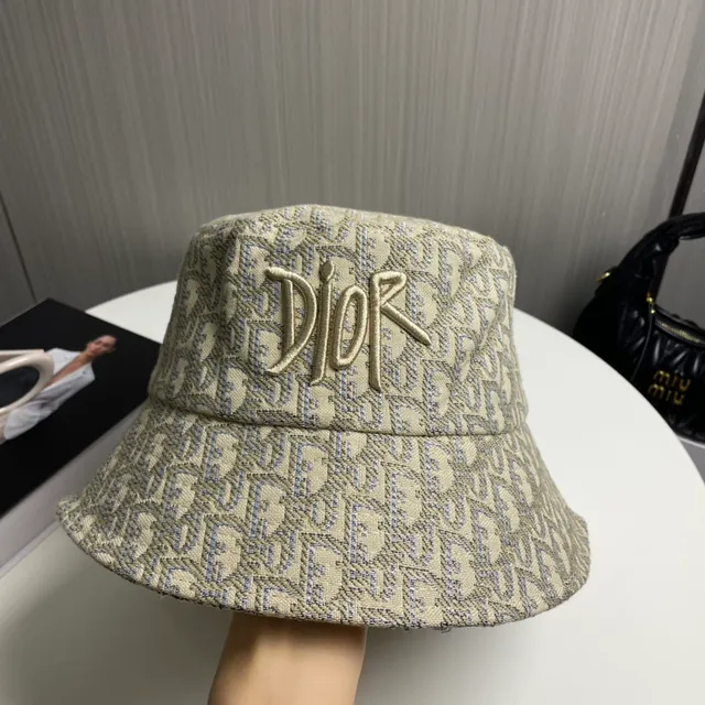 Dior Oblique Jacquard Embroidered Bucket Hat 3