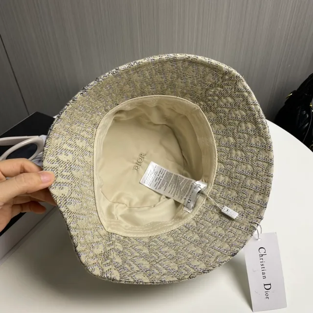 Dior Oblique Jacquard Embroidered Bucket Hat 5