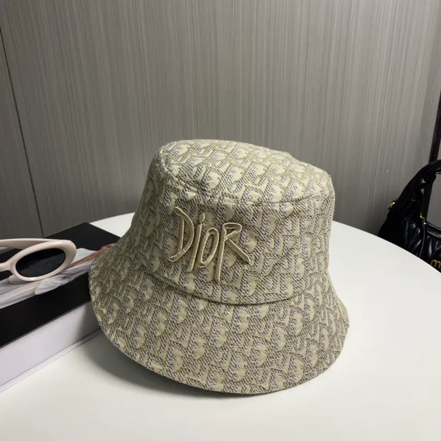 Dior Oblique Jacquard Embroidered Bucket Hat 7