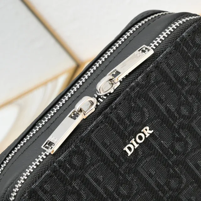Dior Oblique Jacquard Bolsa mensageira cinza 5