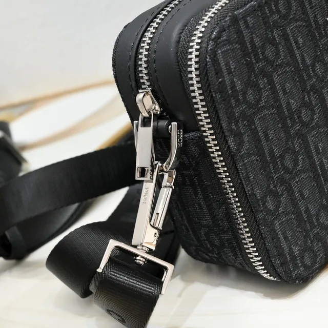 Dior Oblique Jacquard Bolsa mensageira cinza 6