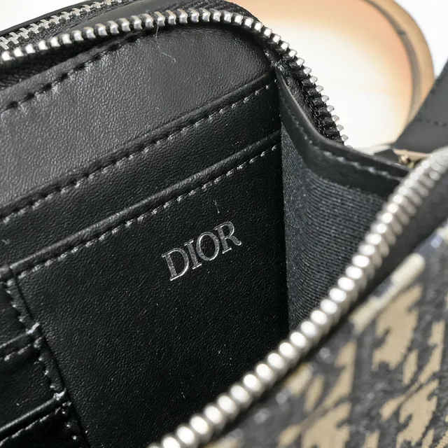 Dior Oblique Jacquard Bolsa mensageira cinza 18