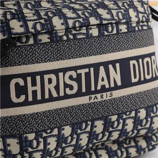 Dior Oblique Monogram Navy and Beige Casual Backpack 7