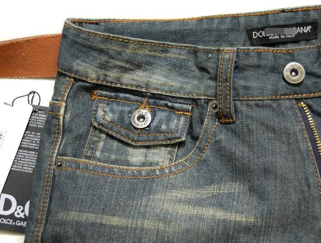 Dolce & Gabbana Medium-Wash Distressed Slim-Straight Jeans 2