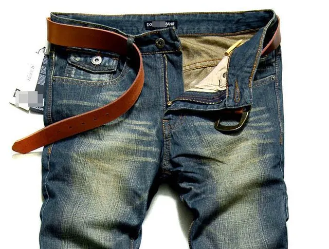 Dolce & Gabbana Medium-Wash Distressed Slim-Straight Jeans 6