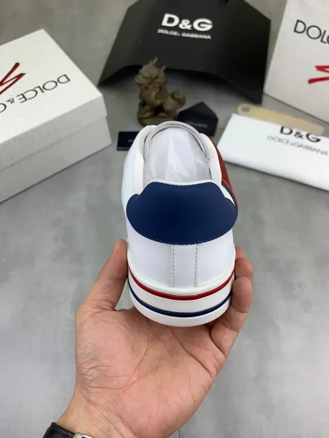 Dolce & Gabbana Color-Block Mesh Low-Top Sneakers 2