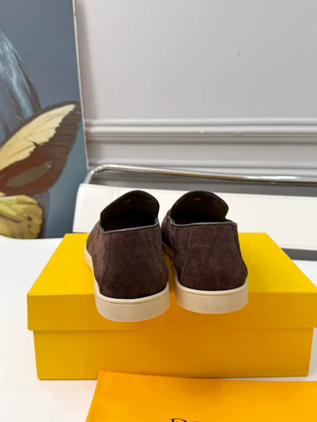 Dolce & Gabbana Portofino Mocassins Daim Marron 3