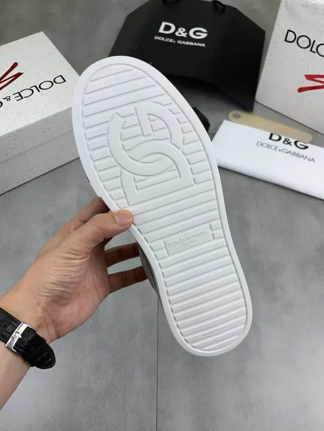 Dolce & Gabbana White Black Gray sneakers lifestyle 2