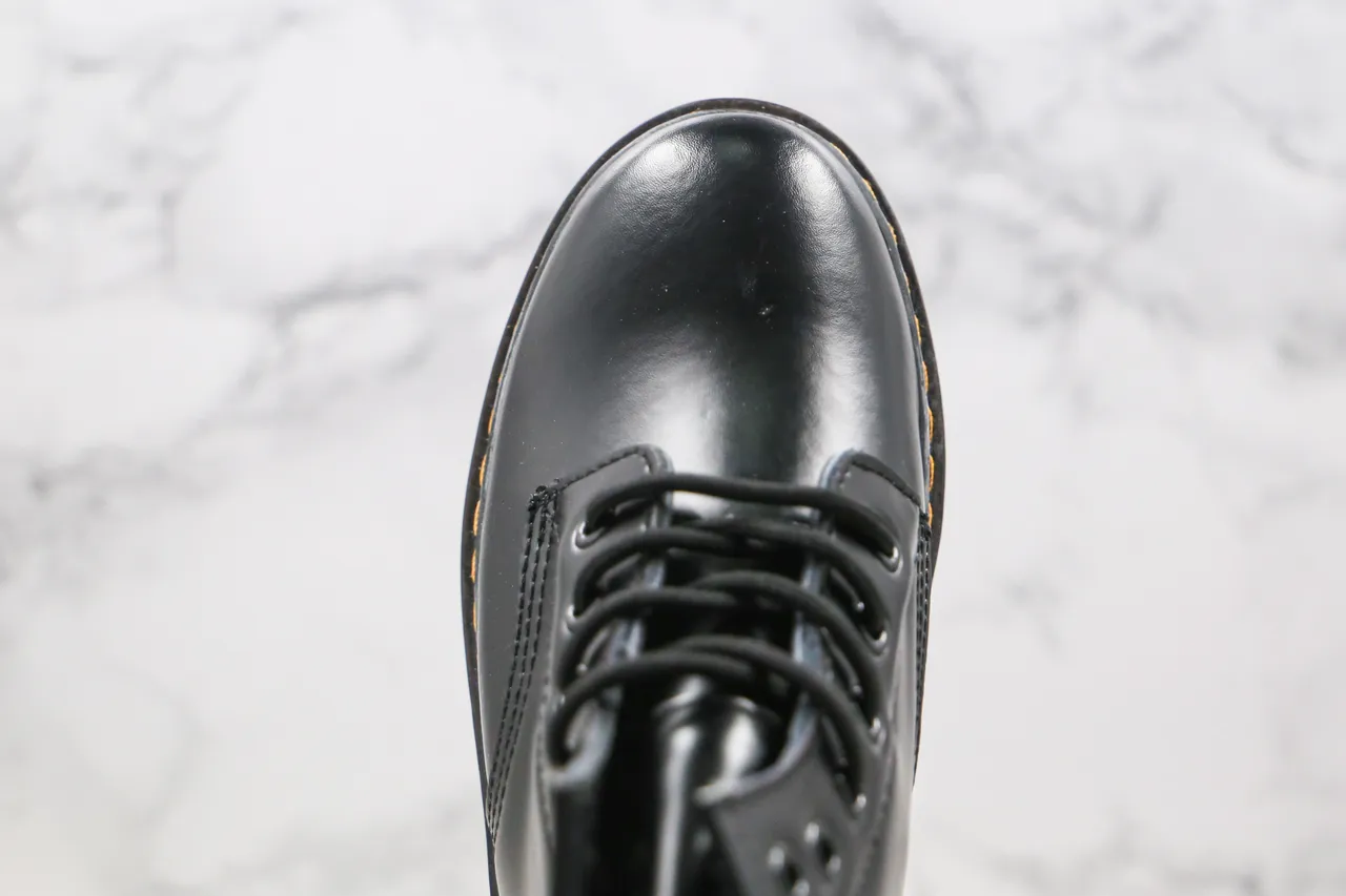 Dr. Martens 1460 亮面黑色皮革 8眼 马丁靴 7