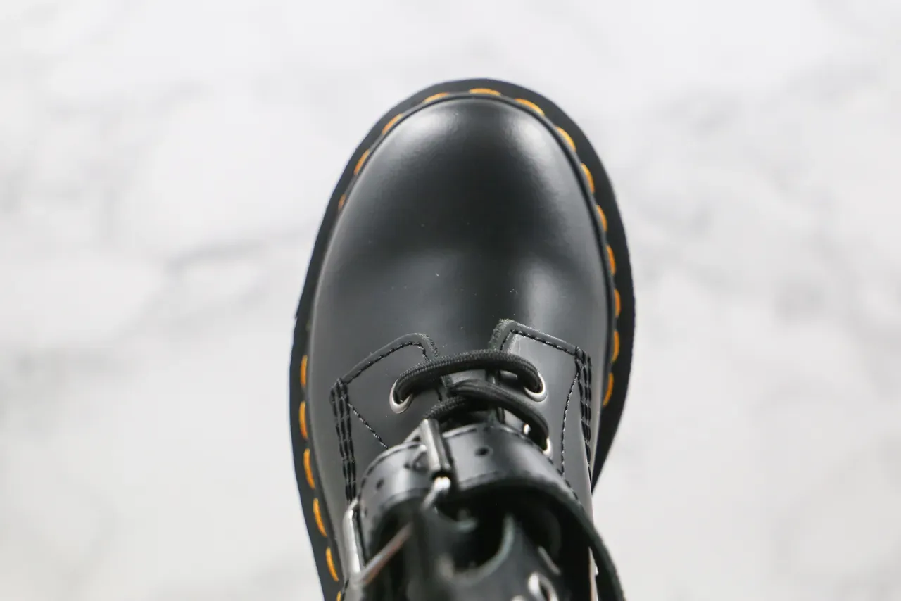 Dr. Martens 1460 Harness Black Leather Martin Boots 9