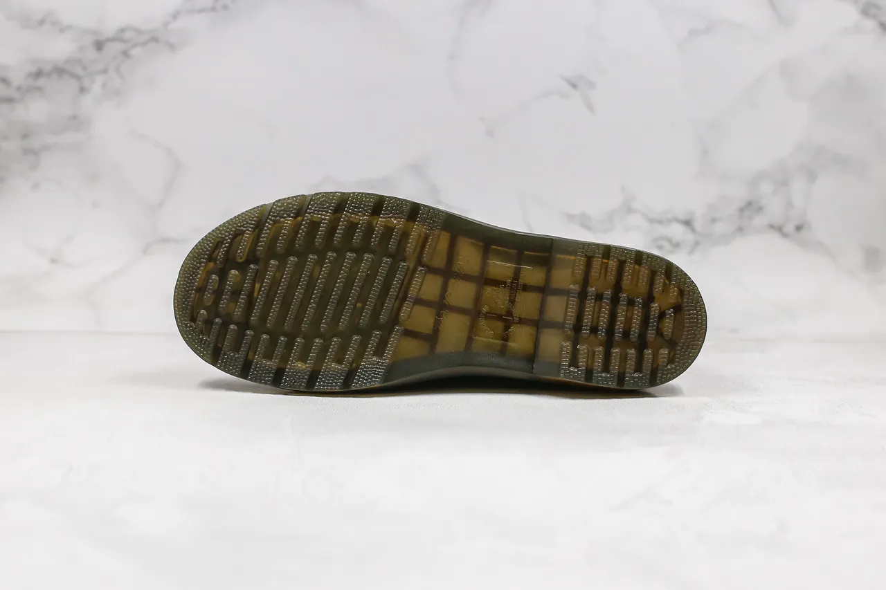 Dr. Martens Black Yellow Monk Strap Buckle Closure Loafer 4