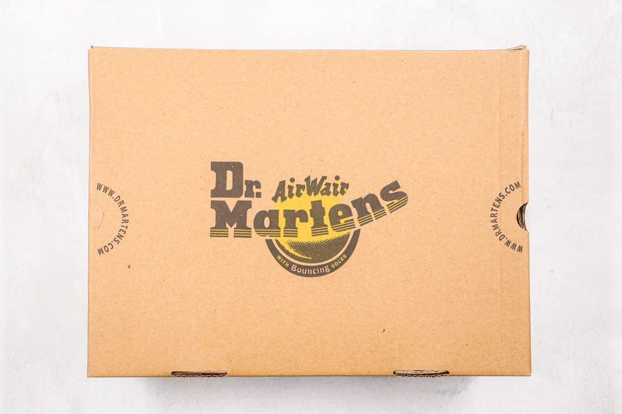 Dr. Martens Jadon Preto Amarelo Sola Plataforma Bico Cap Botas Martin 10