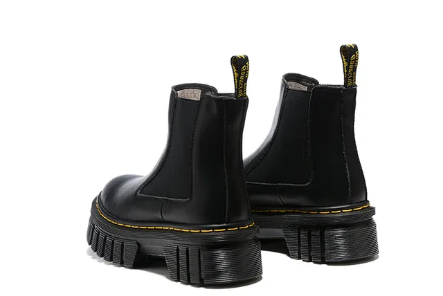 Dr. Martens Jadon Platform Black Chelsea Boots 5
