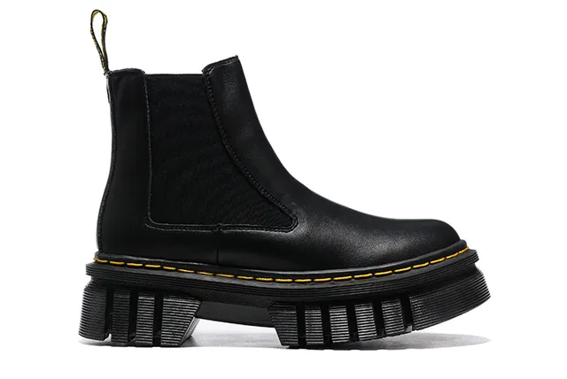 Dr. Martens Jadon Platform Black Chelsea Boots 6