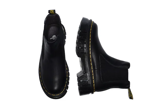 Dr. Martens Jadon Platform Black Chelsea Boots 7