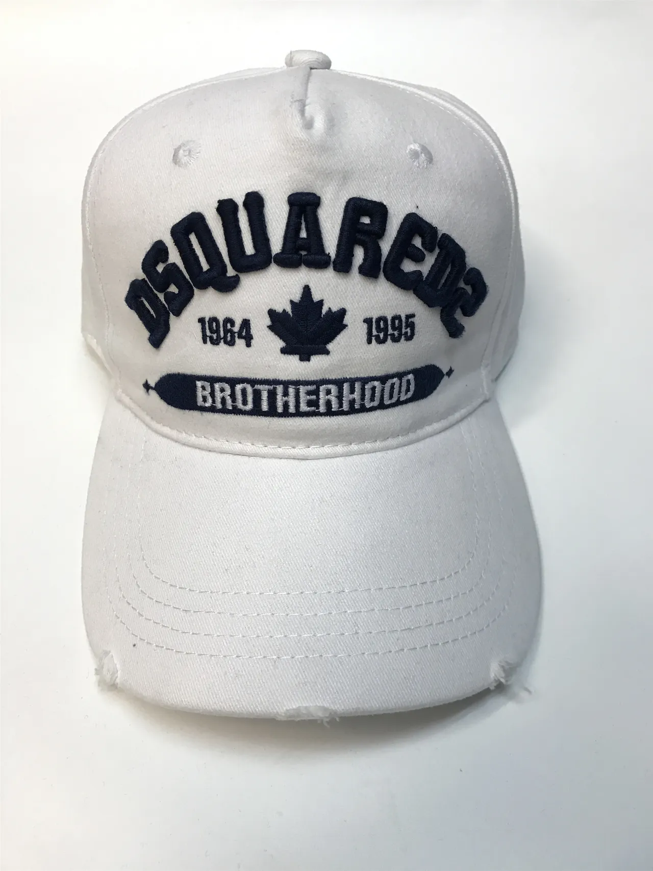 Dsquared2 Brotherhood Embroidered Red Baseball Cap 5