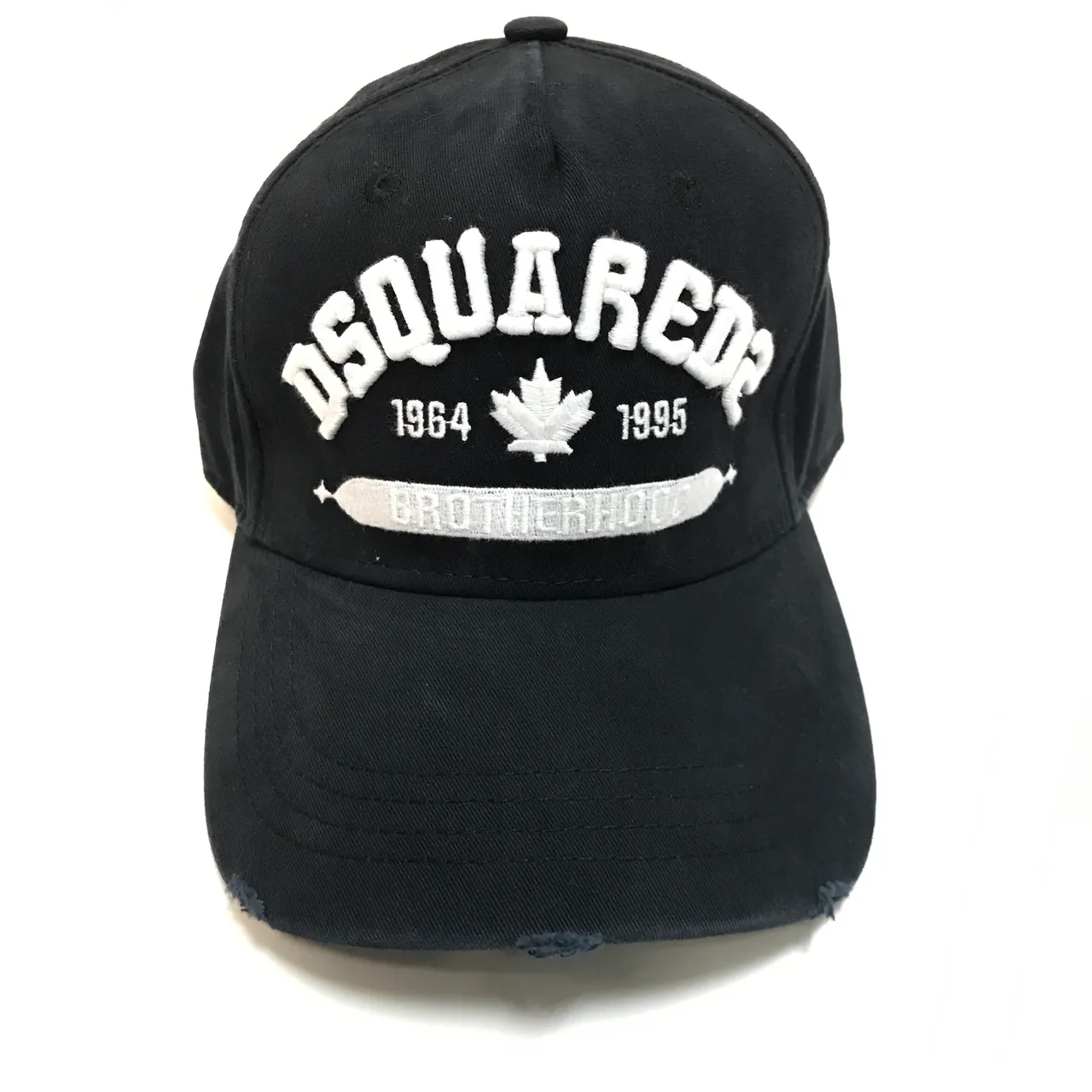 Dsquared2 Brotherhood Embroidered Red Baseball Cap 6