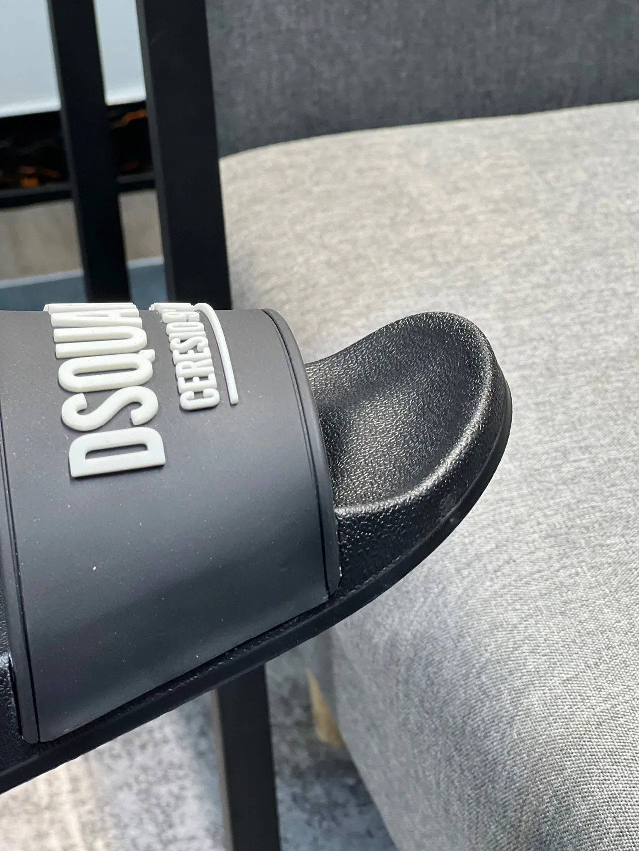 Dsquared2 ICON Black Logo Slide Slippers 2