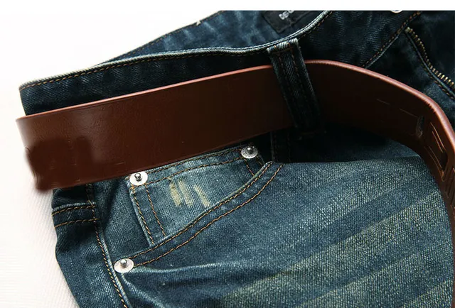 Dsquared2 ICON Blue Brown Mid-Rise Distressed Wash Shorts 6
