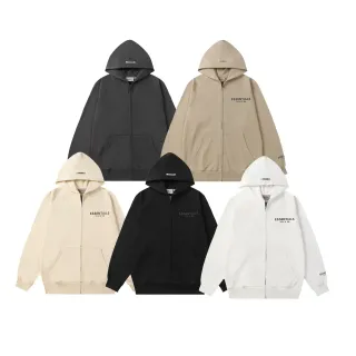 Fear of God Essentials Sudadera con Capucha Raglan con Cremallera