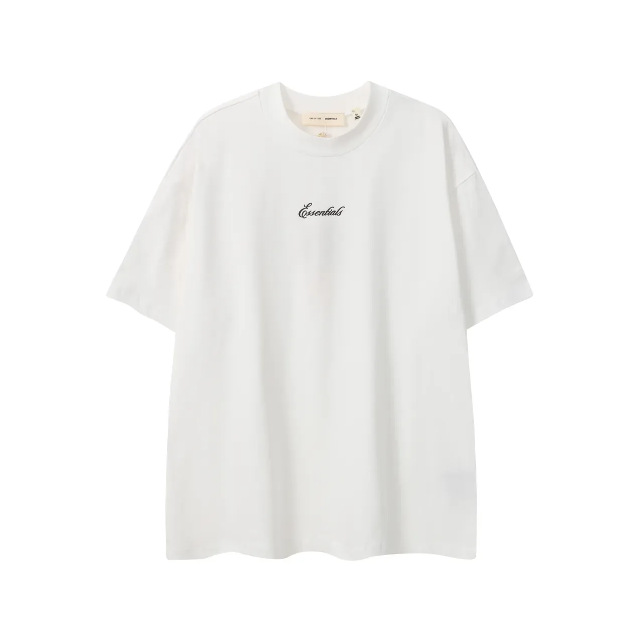 Camiseta Fear of God Essentials oversized gola careca 4