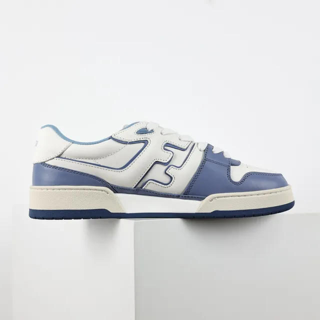 Fendi FF Motif Tênis Lifestyle Branco e Azul 7