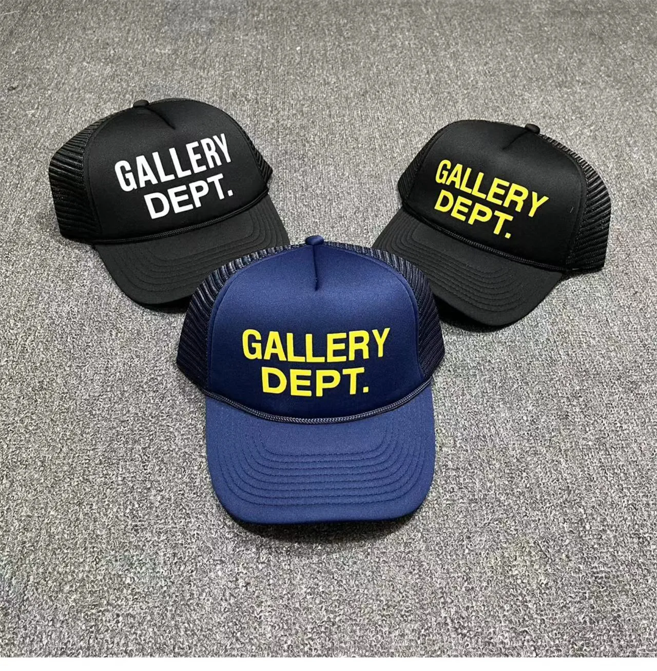 Gallery Dept Trucker Cap Blanc, Rouge, Jaune, Bleu marine, Marron, Vert, Orange, Noir Casquette de baseball 4