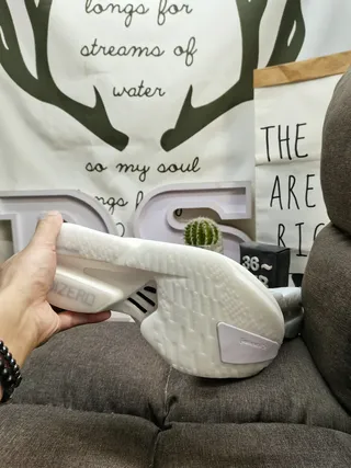 All-White Mesh Upper Platform Sole Lifestyle Sneakers 4