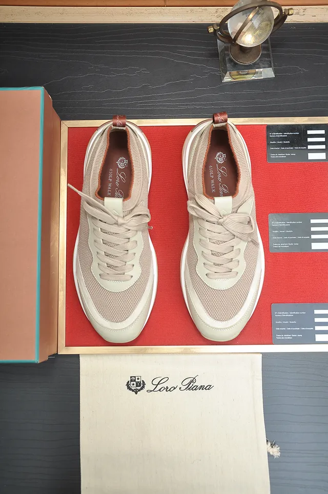 Beige and Sage Green Mesh Lifestyle Sneaker 5