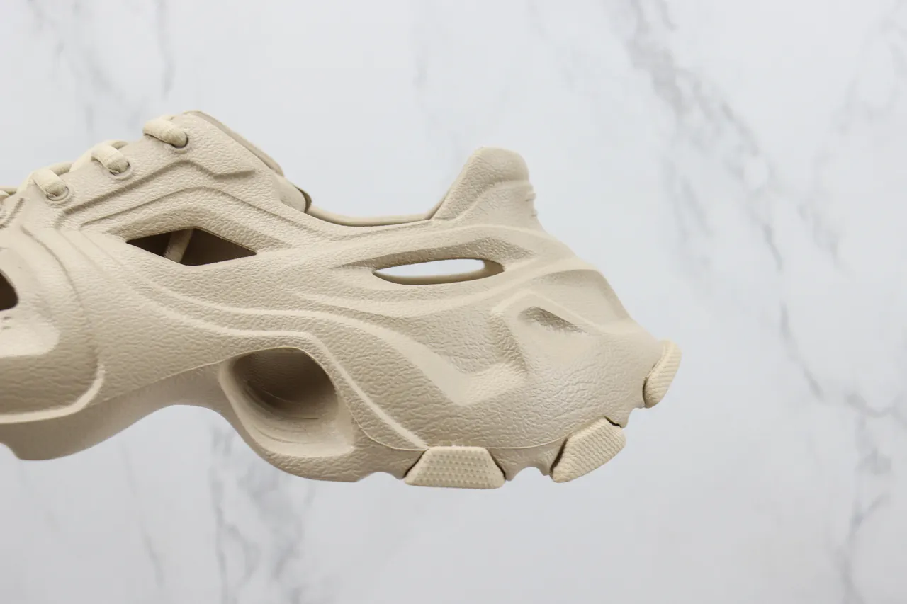 Beige Monolithic Molded Ventilated Sneaker 7