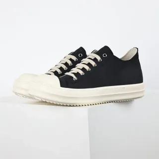Sneakers Lifestyle Sola de Plataforma Superior de Lona Preto Bege