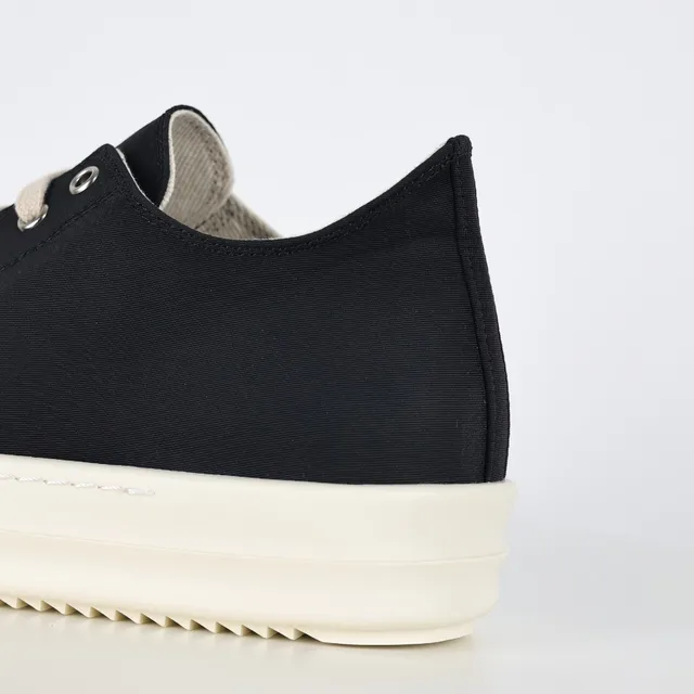 Black Beige Canvas Upper Platform Sole Lifestyle Sneakers 4