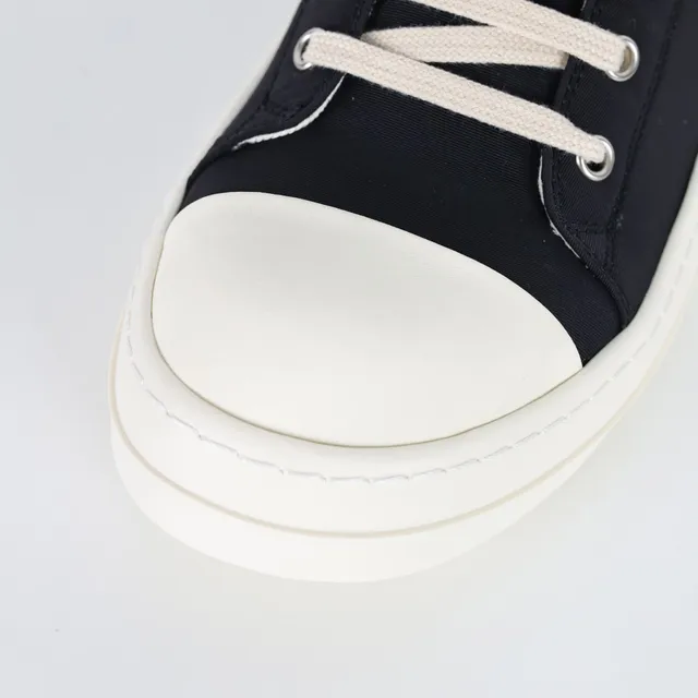 Black Beige Canvas Upper Platform Sole Lifestyle Sneakers 5
