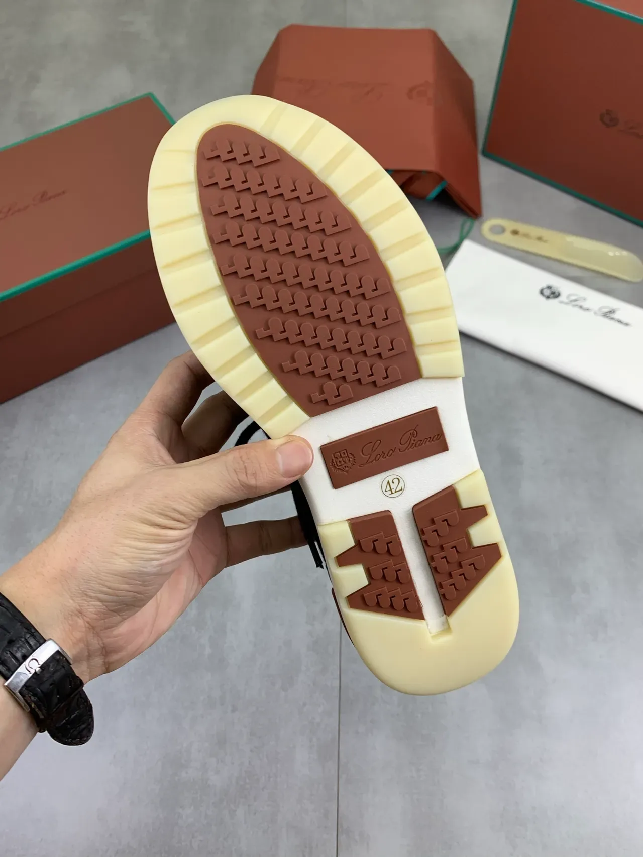 Black Brown Knit Sock-Collar Gold-Tone Aglet Sneakers 3