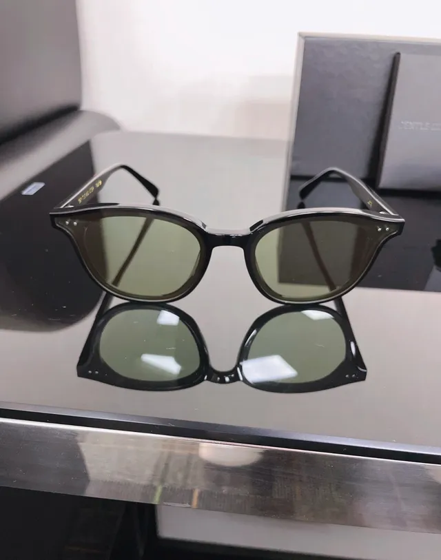 Black Gradient Brown Cat-Eye Sunglasses 6