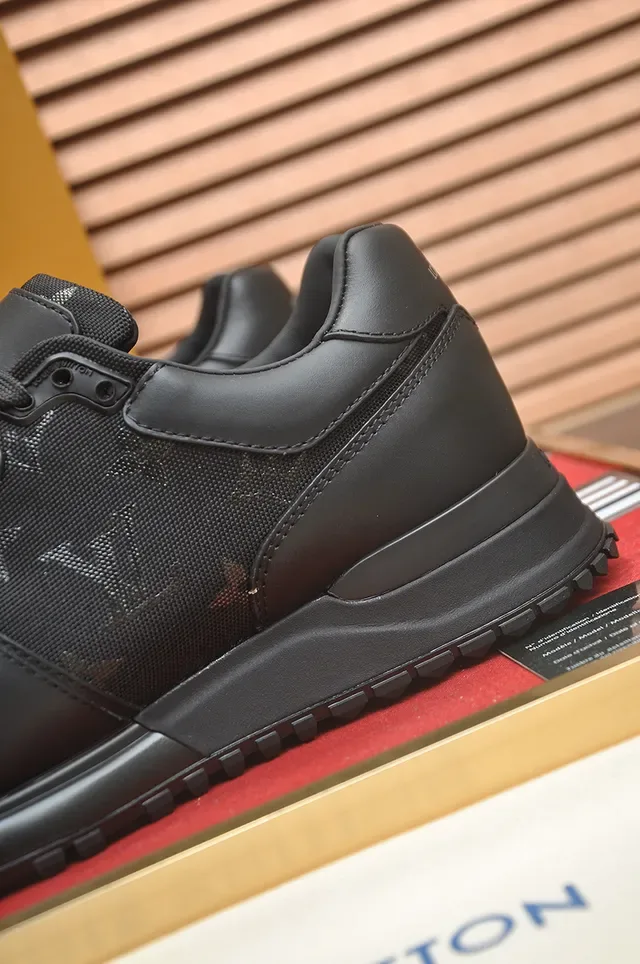 Black Mixed-Material Low-Top Lifestyle Sneaker 2