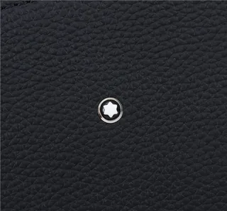 Black Pebbled Texture Structured Silhouette Backpack 9