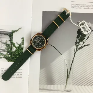 Bristol Clubmaster Chronograph Green NATO Strap Mechanical Watch