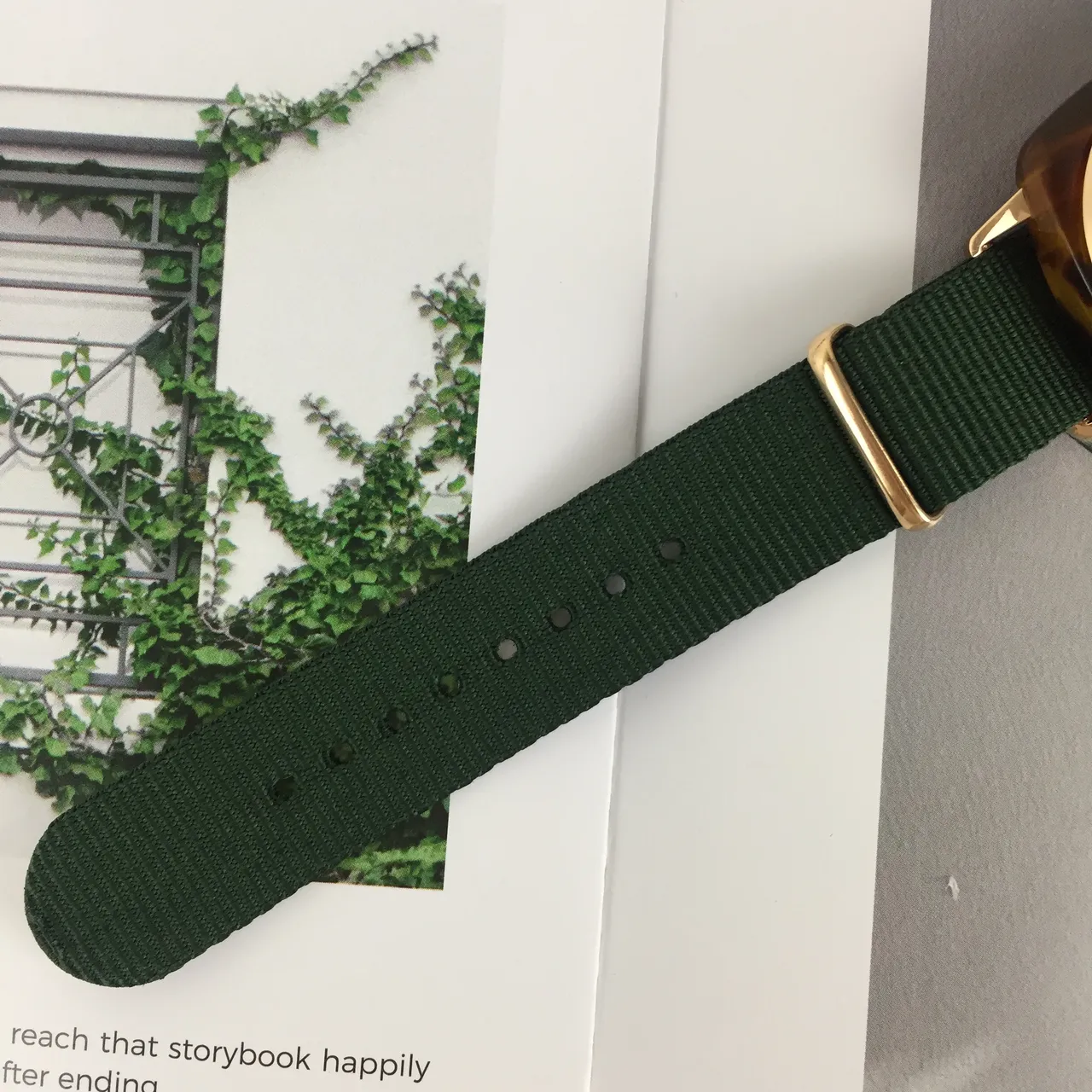 Bristol Clubmaster Chronograph Green NATO Strap Mechanical Watch 5