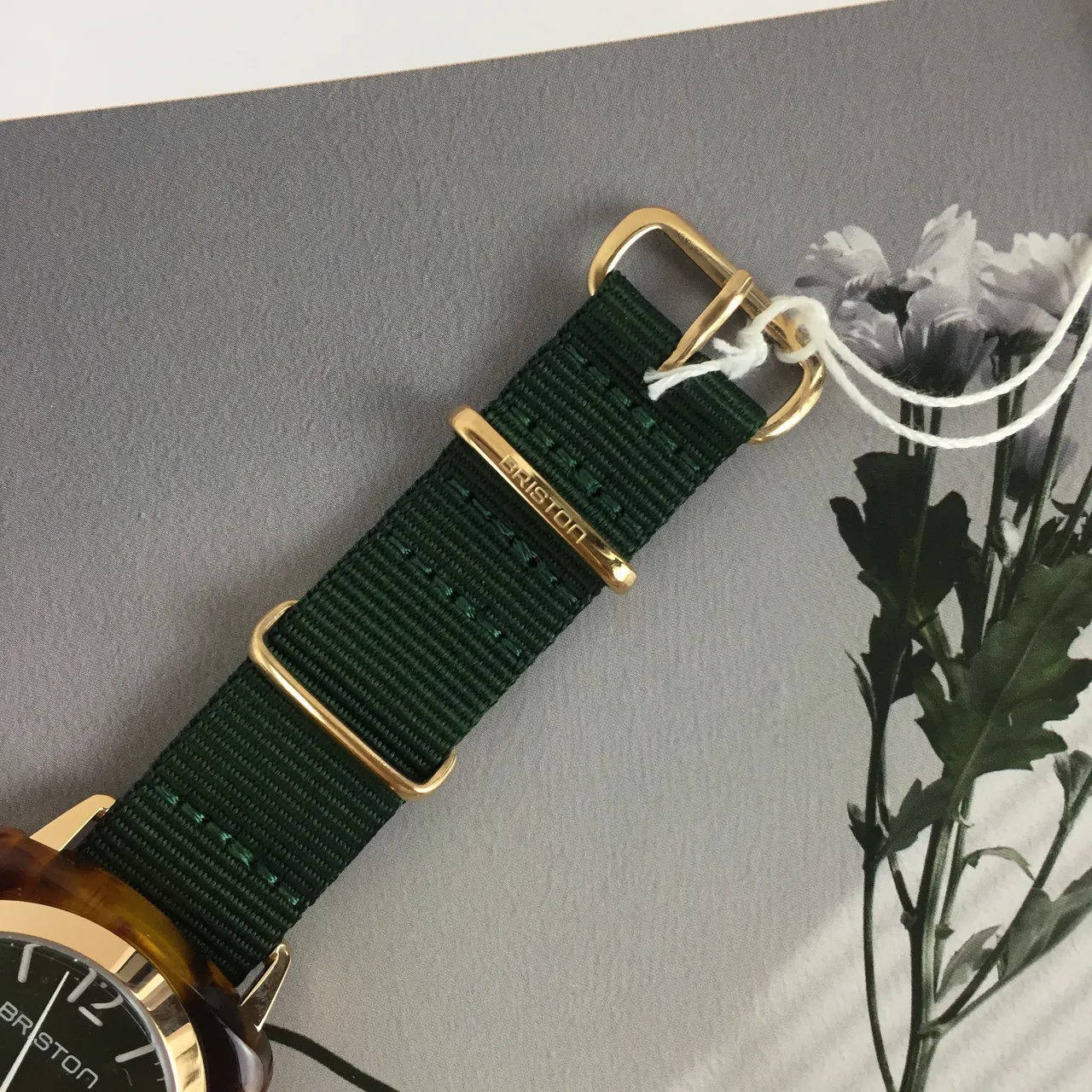 Bristol Clubmaster Chronograph Green NATO Strap Mechanical Watch 6
